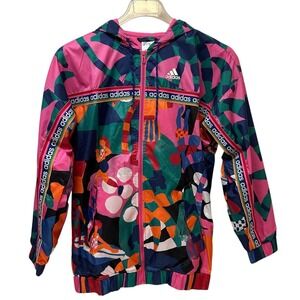 Adidas FARM RIO Colorful Bold Green Training Windbreaker Jacket size XS NEW